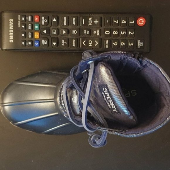 Sperry Toddler Girls Saltwater Rain Boot Size 9M - Picture 3 of 8